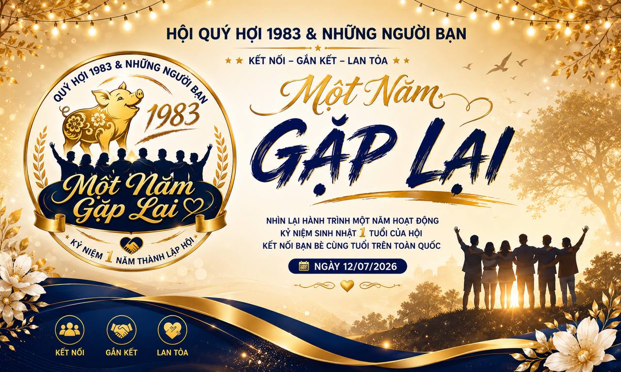 Backdrop Màn LED - Quý Hợi 1983